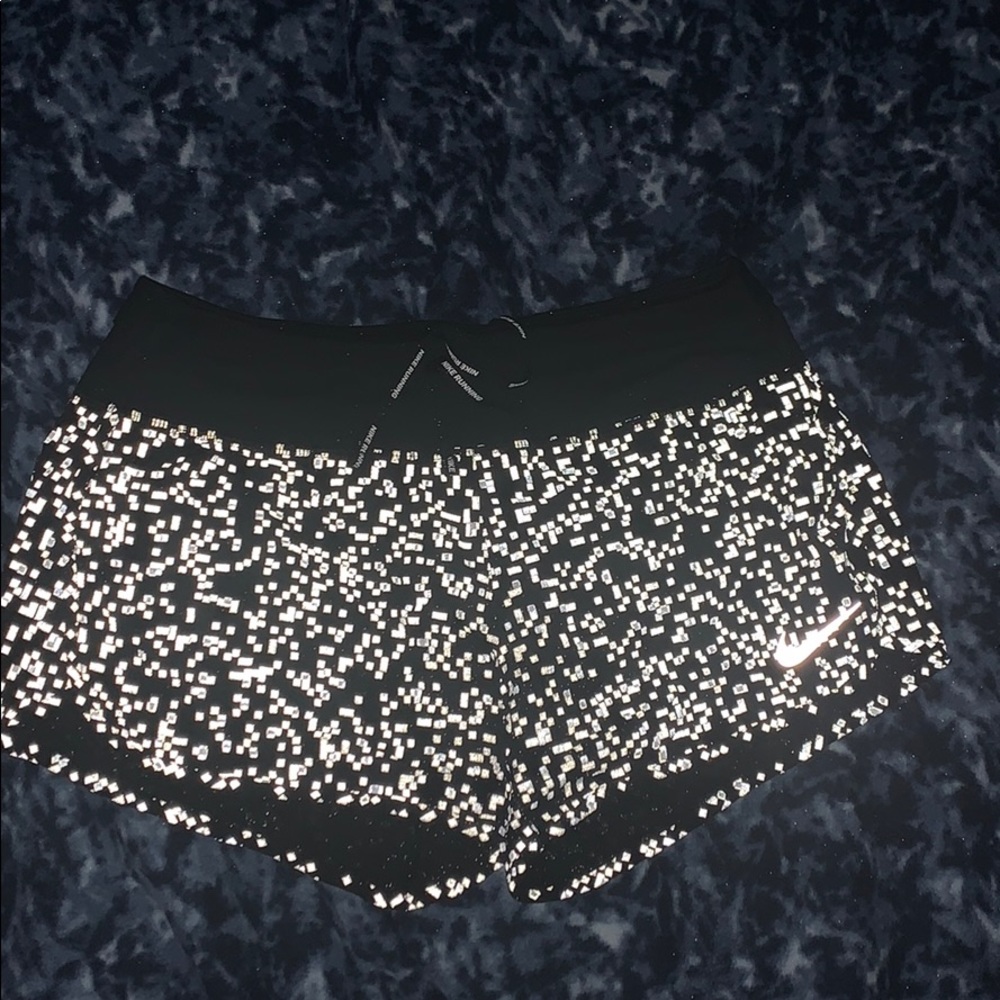 Reflective nike running shorts